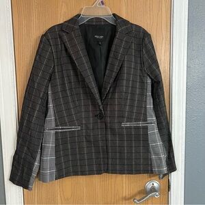Simply Vera Vera Wang Plaid Blazer